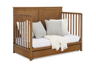 Chestnut (836) 55-Logan 6-in-1 Convertible Crib with Underdrawer