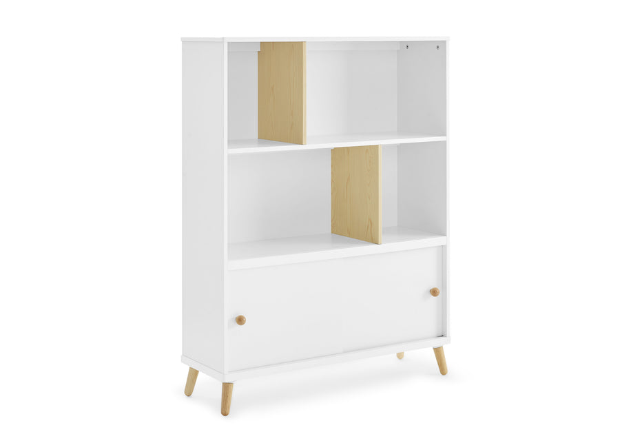 Bianca White with Natural (123) 12-Essex Bookcase