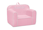 Pink and White (1187) 3-Personalized Cozee Chair for Kids