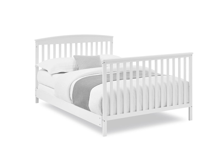 Bianca White (130) 31-Hanover 6-in-1 Convertible Baby Crib