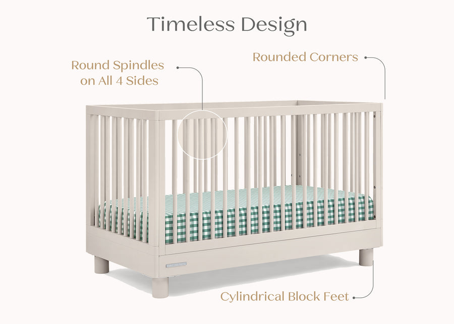 Soft Beige (1560) 20-Ari 4-in-1 Convertible Crib