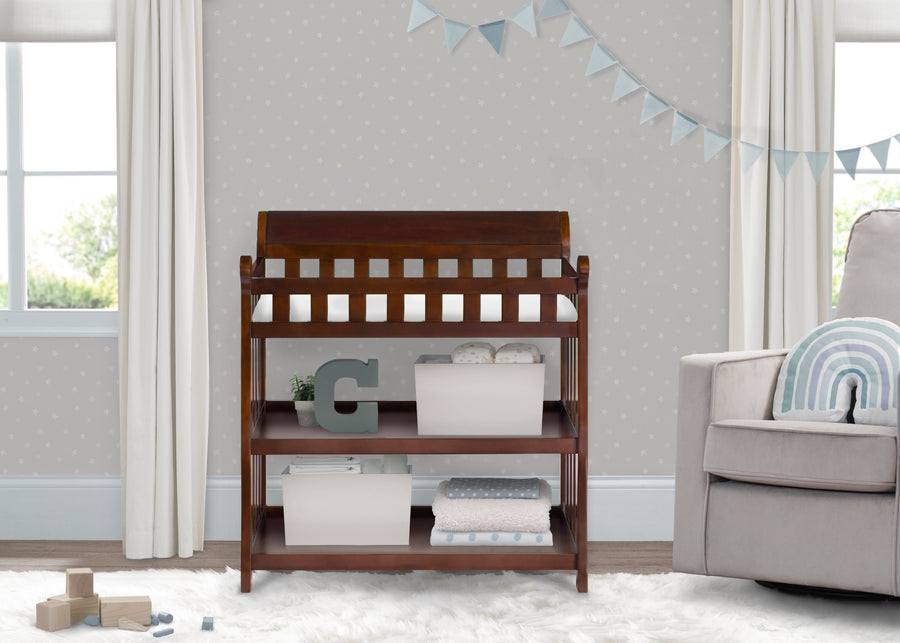 Black Cherry Espresso (607) 1-Eclipse Changing Table