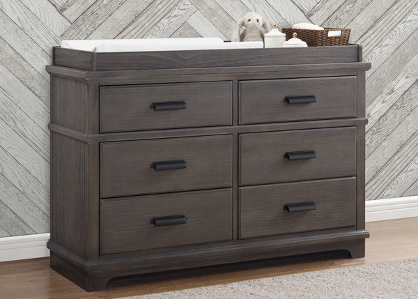 Delta Children Simmons Asher 6 Drawer Dresser with Changing Top