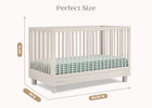 Soft Beige (1560) 21-Ari 4-in-1 Convertible Crib
