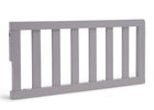Gray baby crib rail on a white background 56-Toddler Guardrail (0081)