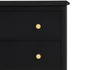 Ebony with Natural (1482) 17-Casey 3 Drawer Dresser
