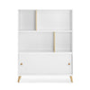 DCB: Bianca White with Natural (123) 16-Essex Bookcase