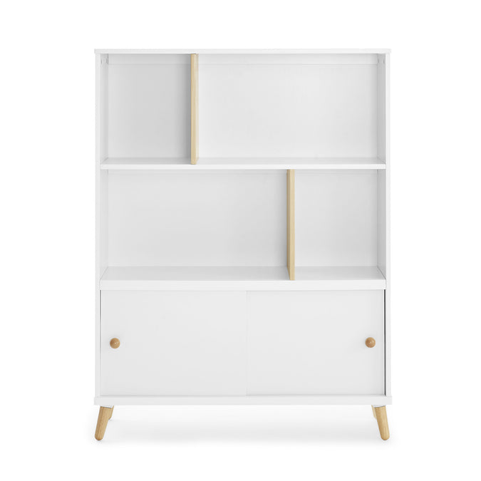DCB: Bianca White with Natural (123) 16-Essex Bookcase