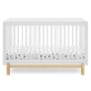 DCB: Bianca White with Natural (123) 16-Poppy 4-in-1 Convertible Crib