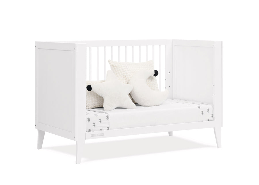 Bianca White (130) 12-Ollie 4-in-1 Convertible Crib