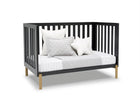 Midnight Grey with Metal (1361) 13-Hendrix 4-in-1 Convertible Crib