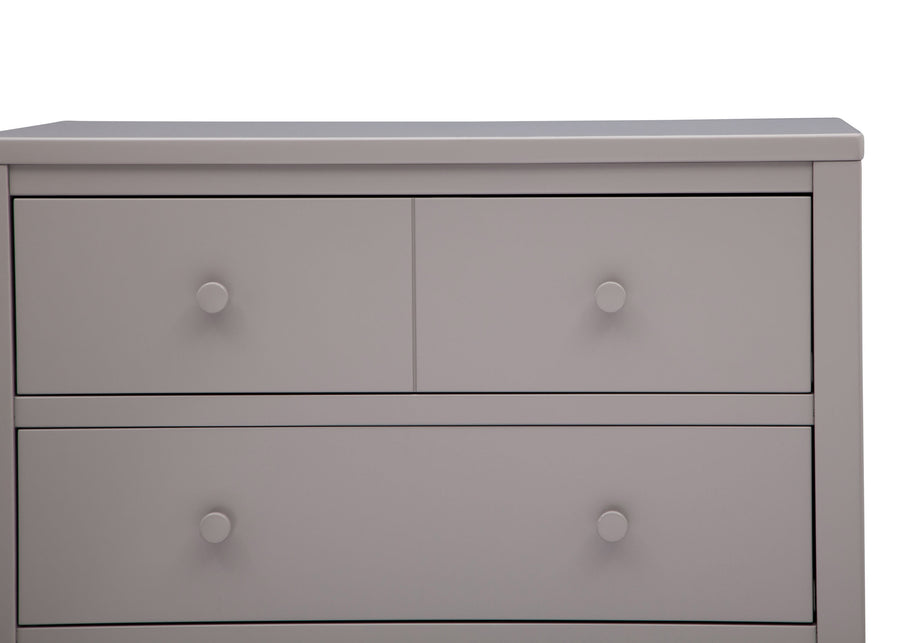 Grey (026) 10-3 Drawer Dresser with Interlocking Drawers