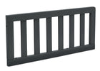 Delta Children Charcoal (029) Toddler Guardrail (0080), Angled View e2e 7-Toddler Guardrail (0080)