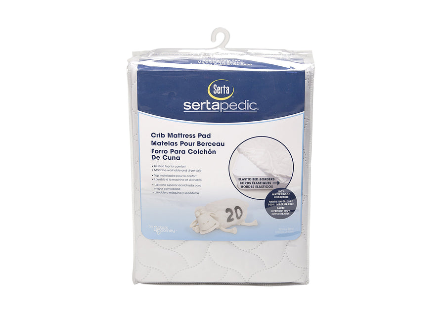 Sertapedic Fitted Crib Mattress Pad No Color (NO) 2-Fitted Crib Mattress Pad
