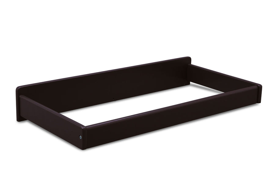 Delta Children Dark Espresso (958) Changing Top, Side View, o2o 14-Changing Top