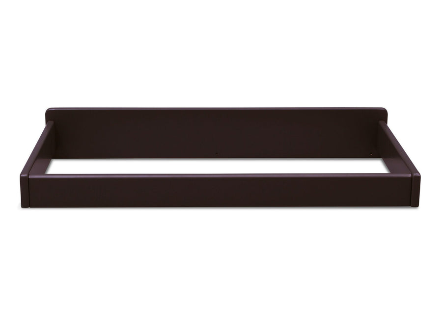 Delta Children Dark Espresso (958) Changing Top, Front View, o1o 15-Changing Top