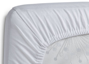 Delta Children White (100) Fitted Crib Sheet Set – 2 Pack Corner View 11