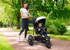Black (001) 1-Jeep TurboGlyde Jogging Stroller