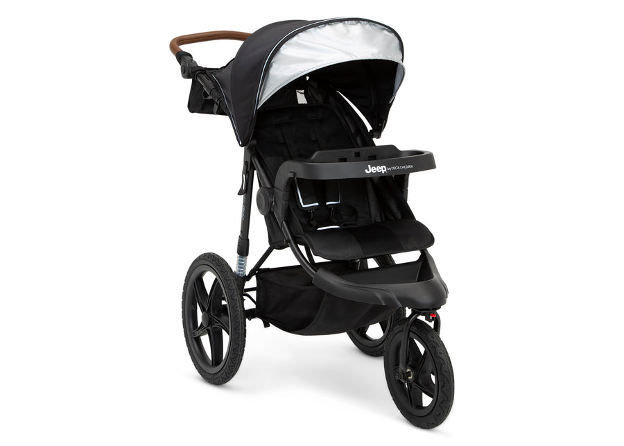 Black (001) 2-Jeep TurboGlyde Jogging Stroller