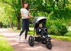 Black with Olive Green (2182) 6-Jeep TurboGlyde Jogging Stroller
