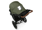 Black with Olive Green (2182) 9-Jeep TurboGlyde Jogging Stroller