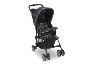 Delta Children Brushstrokes (2029) J is for Jeep Brand Metro Stroller Right Side View, with Canopy and Child Tray d1d 4