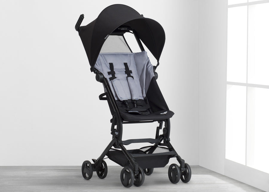 Black/Grey (2195) 11-Clutch Plus Travel Stroller with Recline