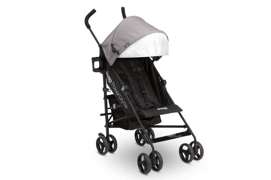 Grey (2148) 2-Jeep PowerGlyde Stroller