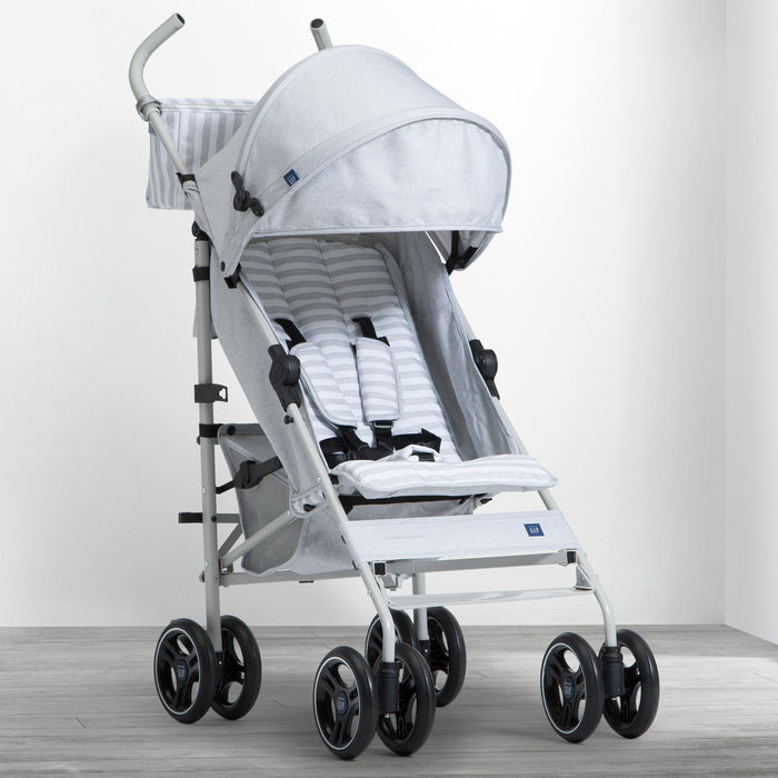 Grey Stripes (2359) 2-babyGap Classic Stroller