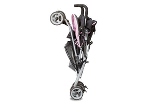 Delta Children Pink (019) Ultimate Convenience Stroller, Folded a3a 4