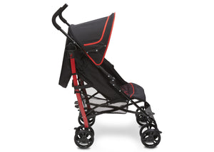 Delta Children Black & Red (937) Max Stroller Full Right Side View c2c 2