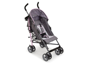 Delta Children Cobalt Pink (658) Geo Umbrella Stroller, Right Side View With No Canopy Option b2b 6