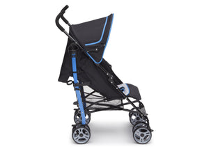 Delta Children Cobalt Black (491) Geo Umbrella Stroller, Full Right Side View a2a 0