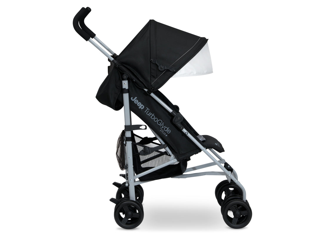 jeep clutch plus travel stroller Jeep TurboGlyde Plus Stroller, Black (001)