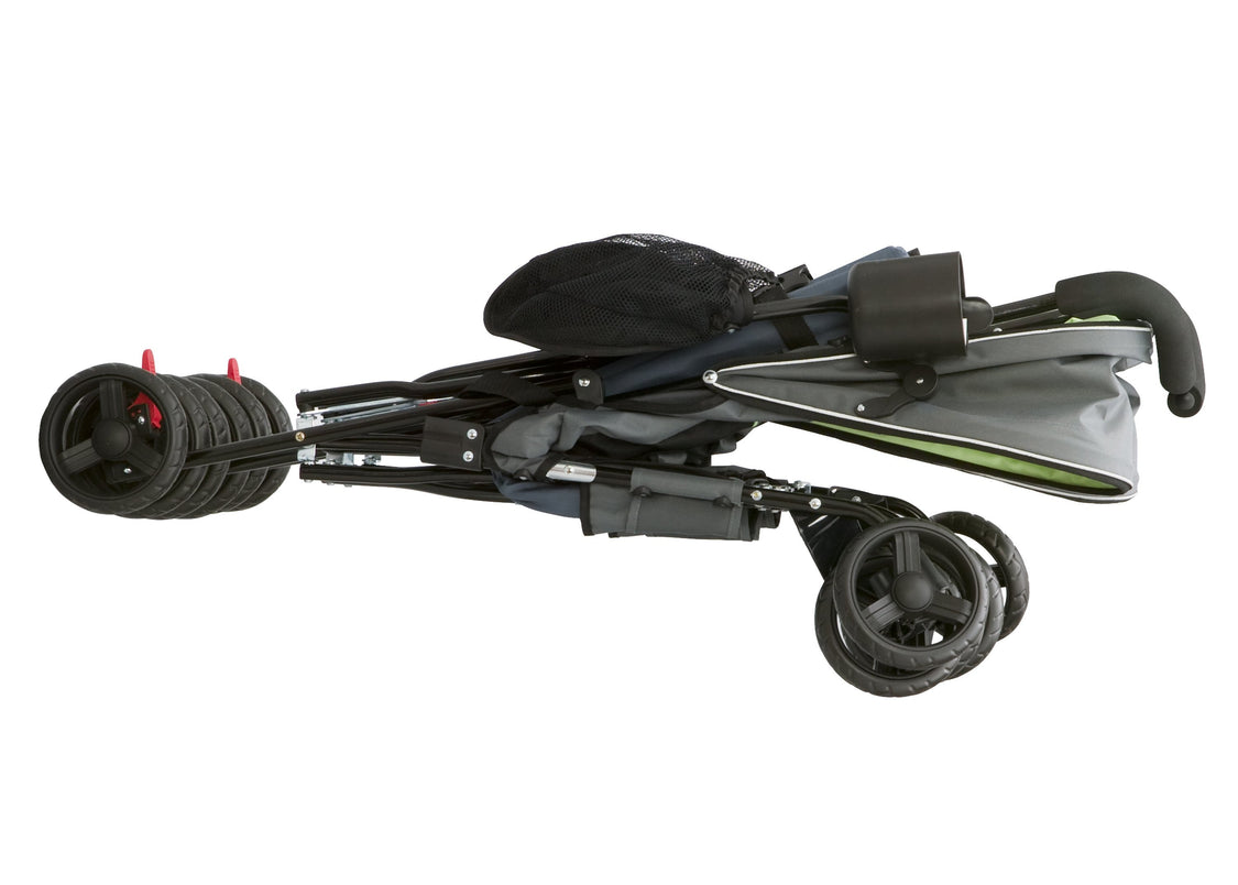 Delta Children Lime & Grey (013) LX Side by Side Stroller b1b