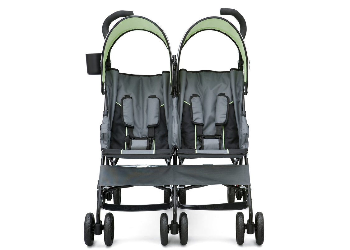 Delta Children Lime & Grey (013) LX Side by Side Stroller b1b