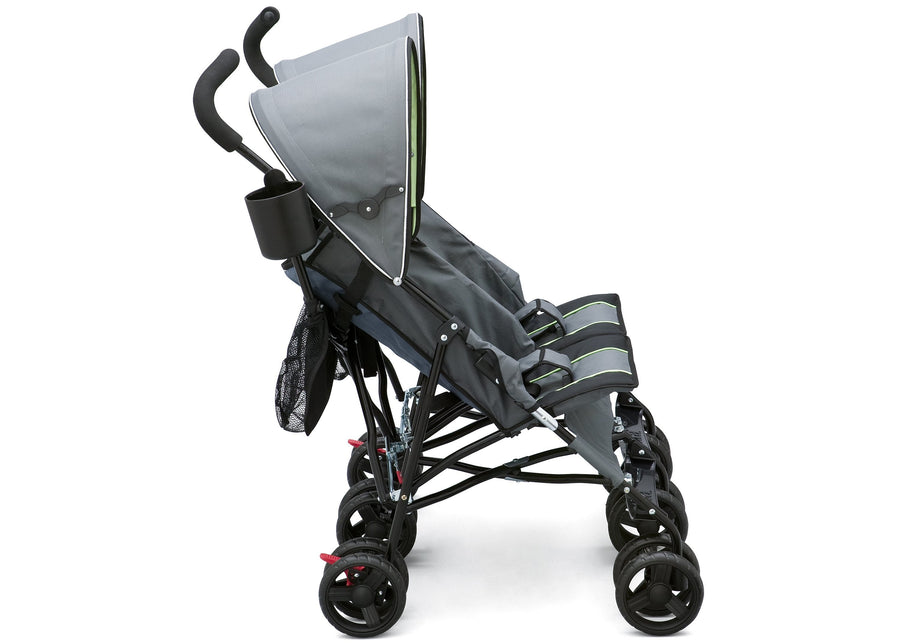 Delta Children Lime & Grey (013) LX Side by Side Stroller b1b 4-LX Side by Side Stroller