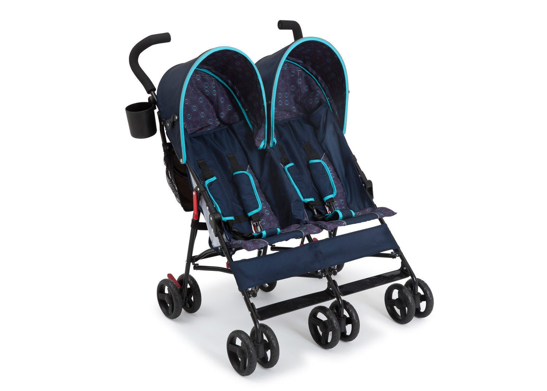 right start double stroller Delta Children Night Sky LX Side by Side Stroller