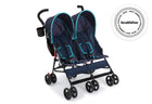 Night Sky (406) 18-LX Side by Side Stroller