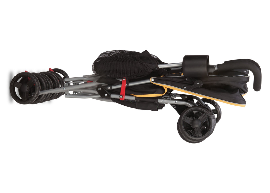 Delta Children Black & Orange (820) LX Side by Side Stroller f1f 