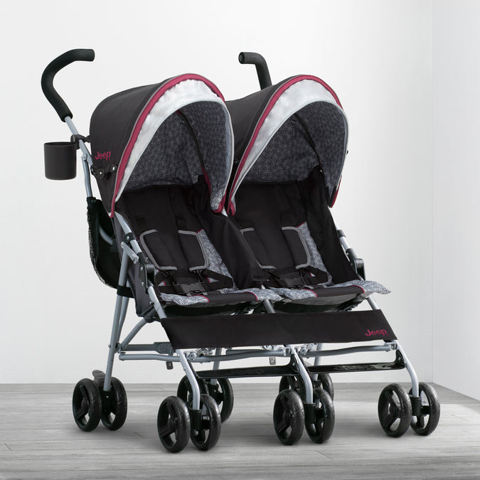Lunar Burgundy (0981) 23-Jeep® Scout Double Stroller