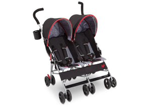 red double stroller side by side LX Plus Side x Side Double Stroller