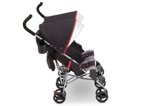 red and black double stroller LX Plus Side x Side Double Stroller