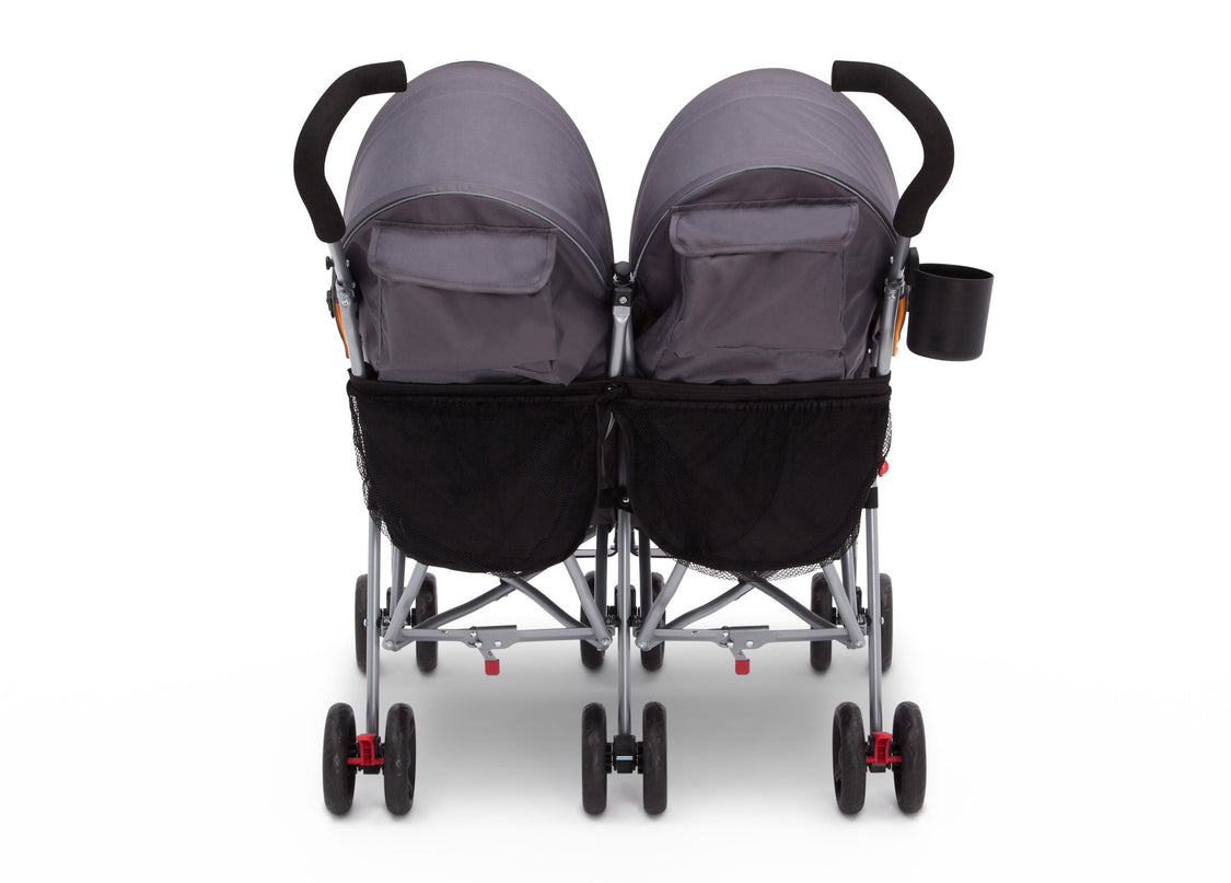 LX Pkus Side x Side Double Stroller Maze (817), Back View