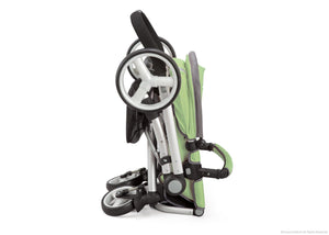 Simmons Kids Bright Green (320) Tour Buggy Stroller Folded View a3a 2