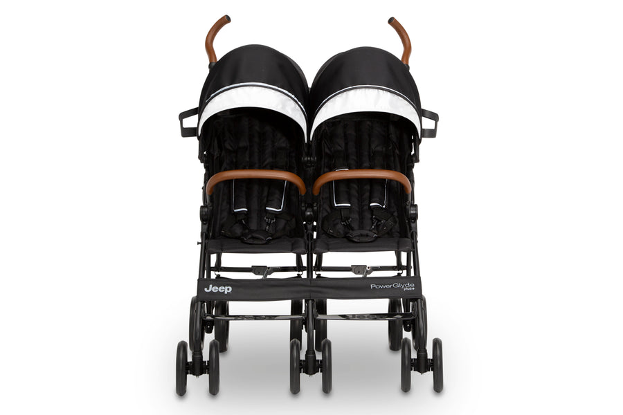 Black (001) 4-PowerGlyde Plus Side x Side Double Stroller