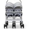 Grey Stripes (2359) 21-babyGap Classic Side-by-Side Double Stroller
