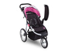 Delta Children J is for Jeep Brand Trek Pink Tonal (656) Cross Country All Terrain Jogging Stroller Right Side View c2c 9-J is for Jeep® Brand Cross-Country All-Terrain Jogging Stroller