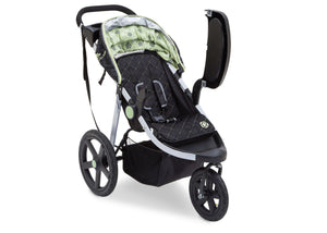 Jeep Adventure All Terrain Jogger Stroller by Delta Children, Destination (314), with swing-away child tray for easy infant loading 54