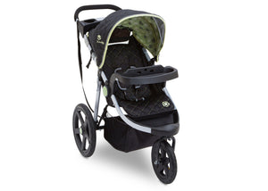 Jeep Adventure All Terrain Jogger Stroller by Delta Children, Destination (314), with extendable and quilted European canopy 51